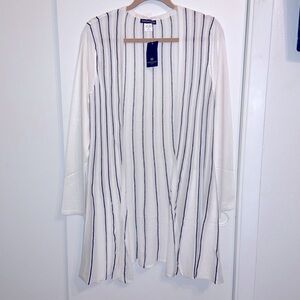 Striped Sweater Cardigan